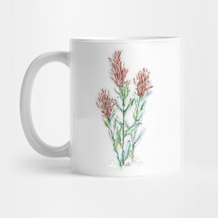 Indian paintbrush wild flowers Mug